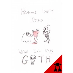 Greetings Card - Goth Romance